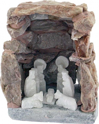 Krippe Grotte 7 cm, Unikat