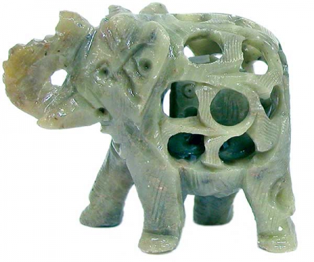 Undercut-Tier, Elefant ca. 7,5 cm, Unikat