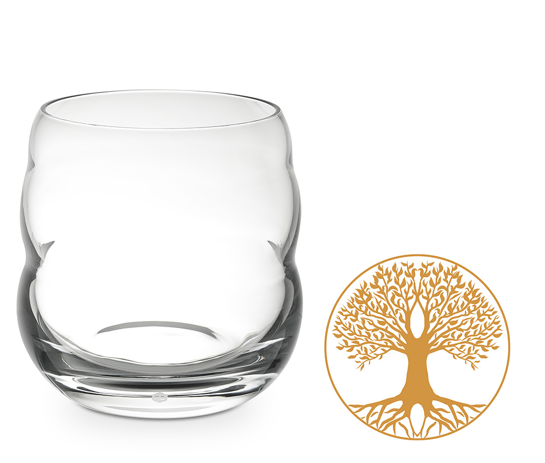 Trinkglas Mythos Einzelglas mit Lebensbaum 6260