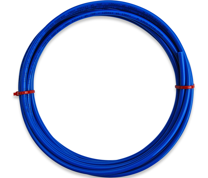 LLDPE-Rohr 1/4 Zoll in blau 5 meter