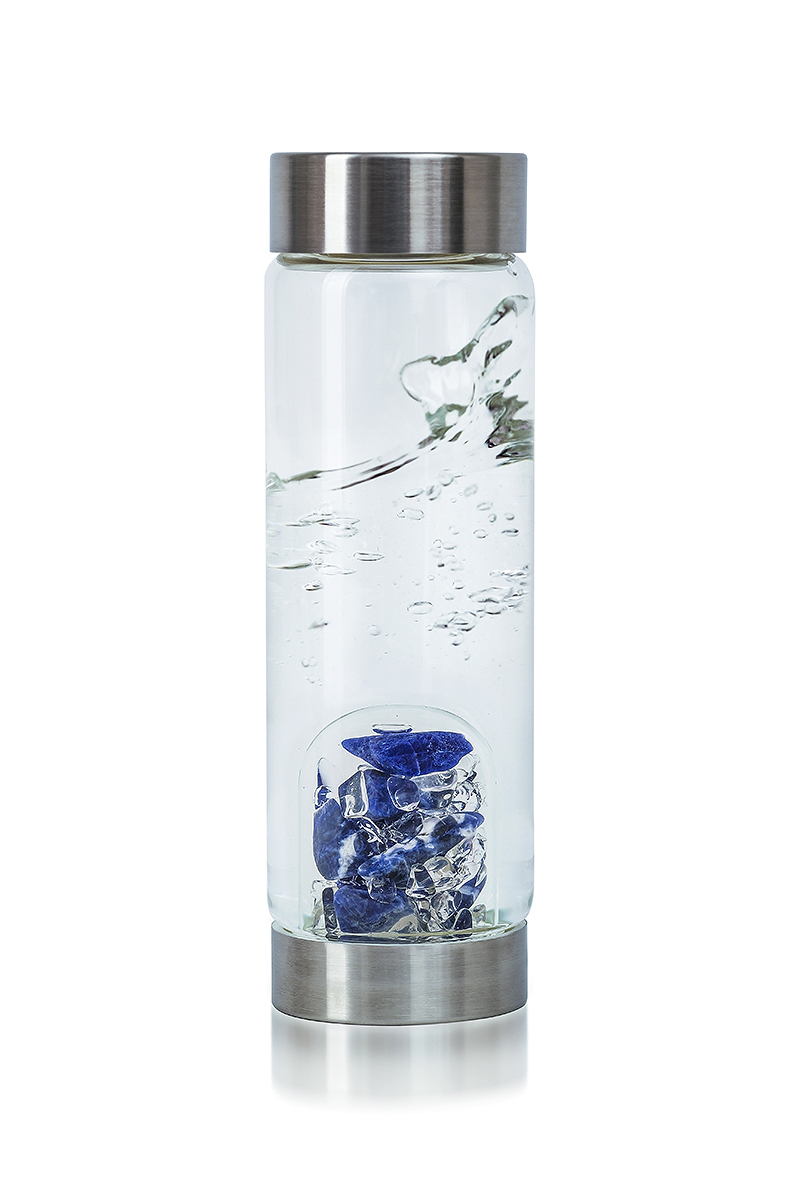 ViA - Wassergenuss Edelsteinwasser, Sodalith-Bergkristall